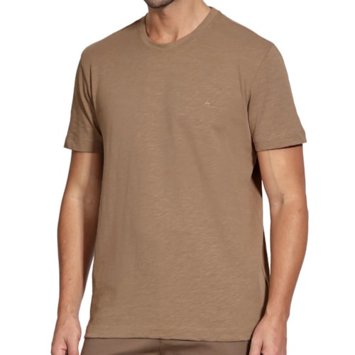 Camiseta Aramis Meia Manga Básica 12.0599 Castor