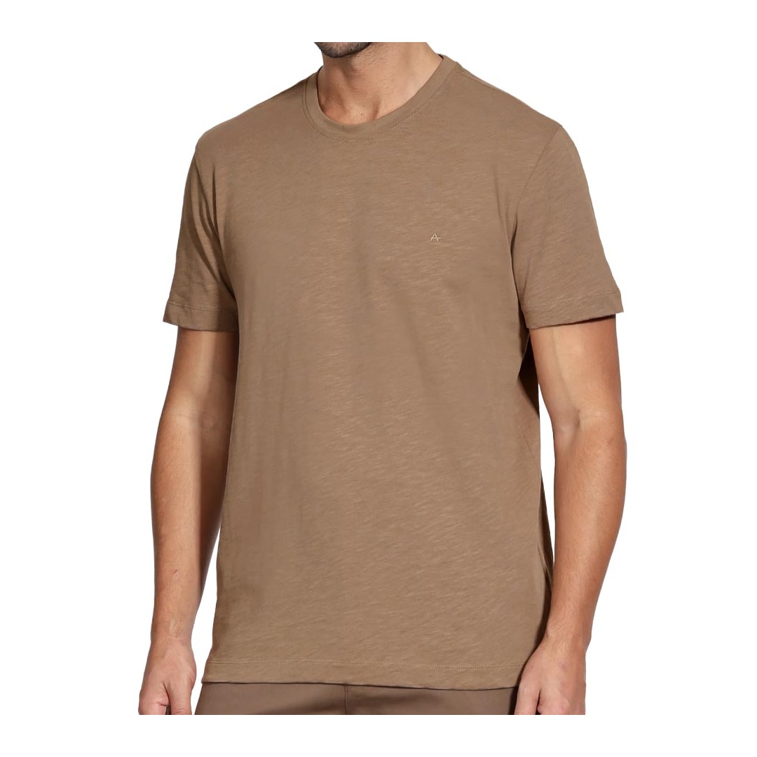Camiseta Aramis Meia Manga Básica 12.0599 Castor Camiseta Aramis Meia Manga Básica 12.0599 Castor