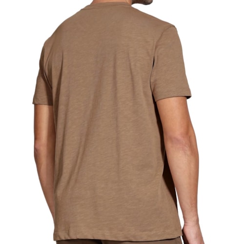 Detalhe - Camiseta Aramis Meia Manga Básica 12.0599 Castor