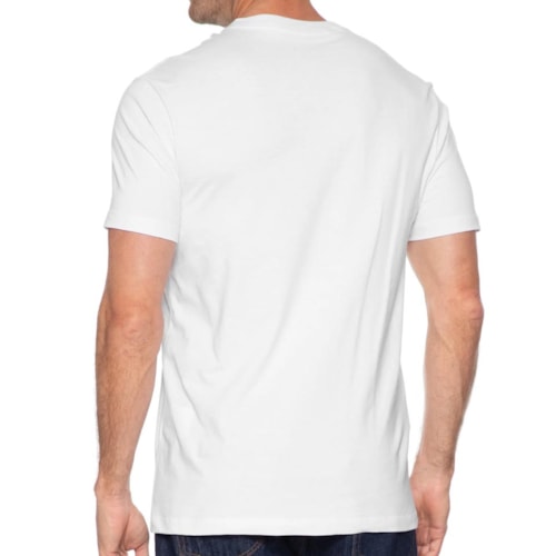 Detalhe - Camiseta Aramis Meia Manga Básica 12.0630 Branco