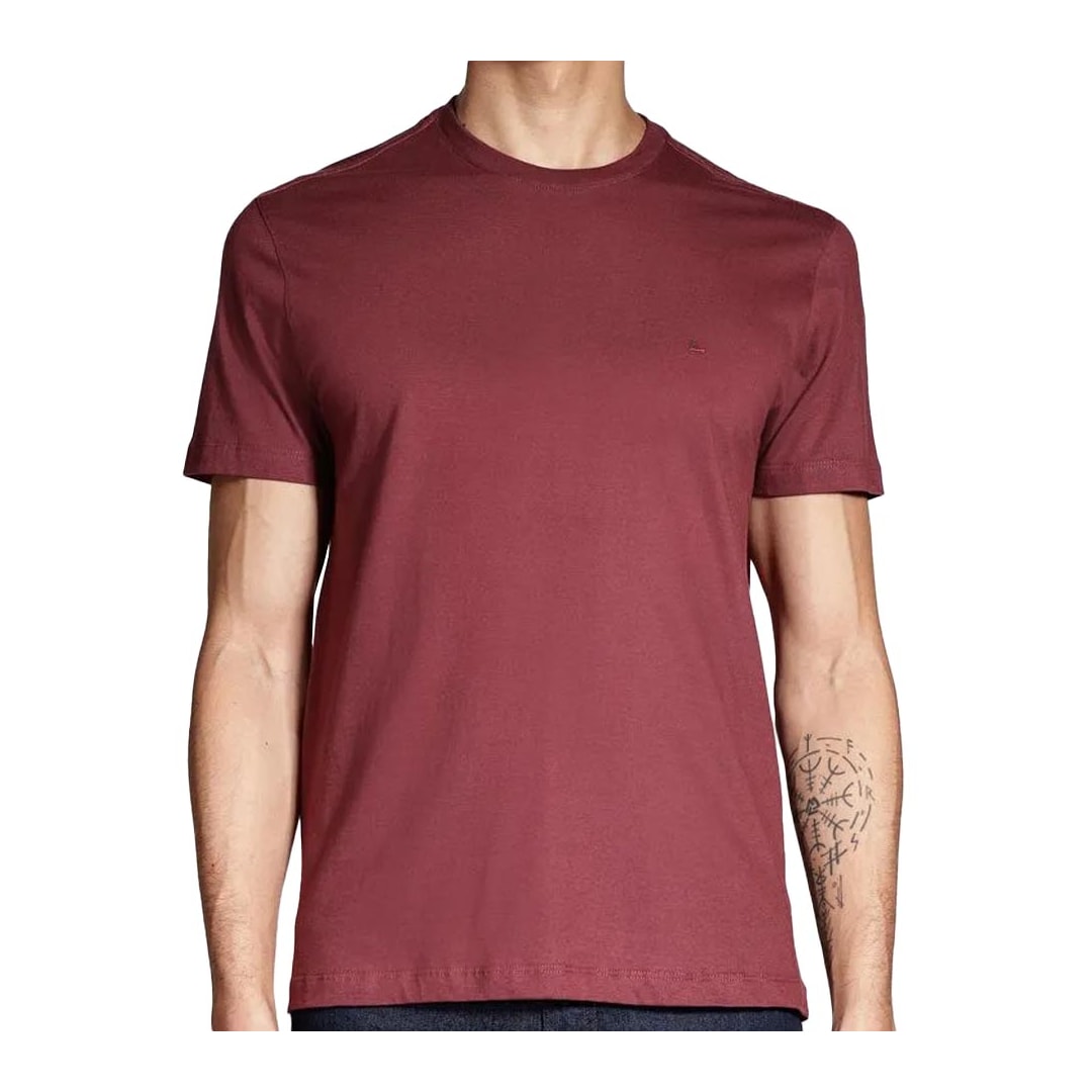 Camiseta Aramis Meia Manga Básica 13.0015 Bordo Cabernet Camiseta Aramis Meia Manga Básica 13.0015 Bordo Cabernet