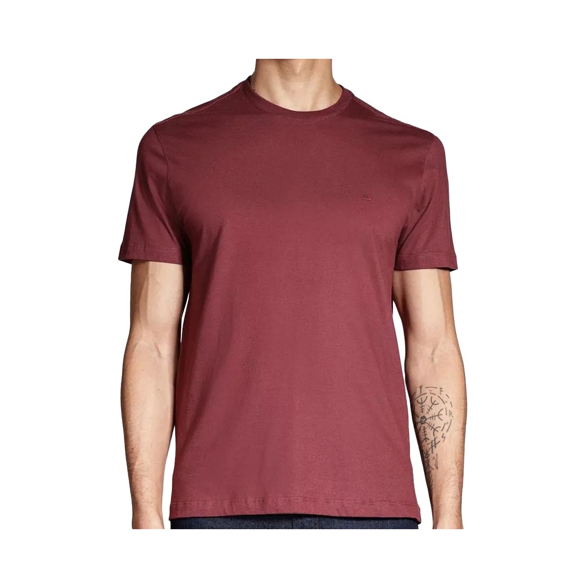 Camiseta Aramis Meia Manga Básica 13.0015 Bordo Cabernet Camiseta Aramis Meia Manga Básica 13.0015 Bordo Cabernet