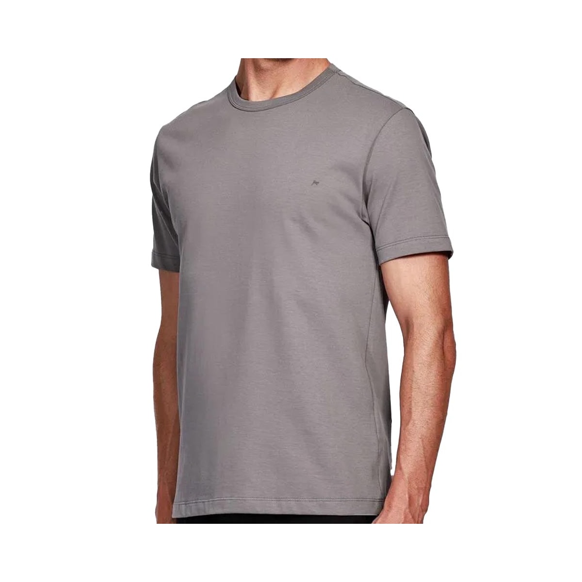 Camiseta Aramis Meia Manga Básica 13.0015 Cinza Grafite Camiseta Aramis Meia Manga Básica 13.0015 Cinza Grafite