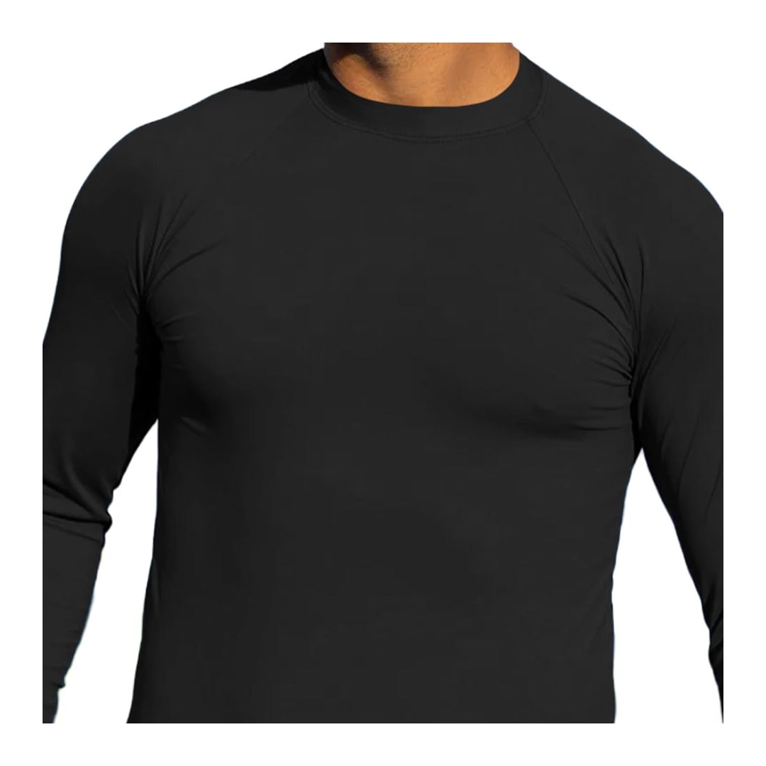 Camiseta Beira Amar Rio Manga Longa Uv50+ 600 Plus Preto Camiseta Beira Amar Rio Manga Longa Uv50+ 600 Plus Preto
