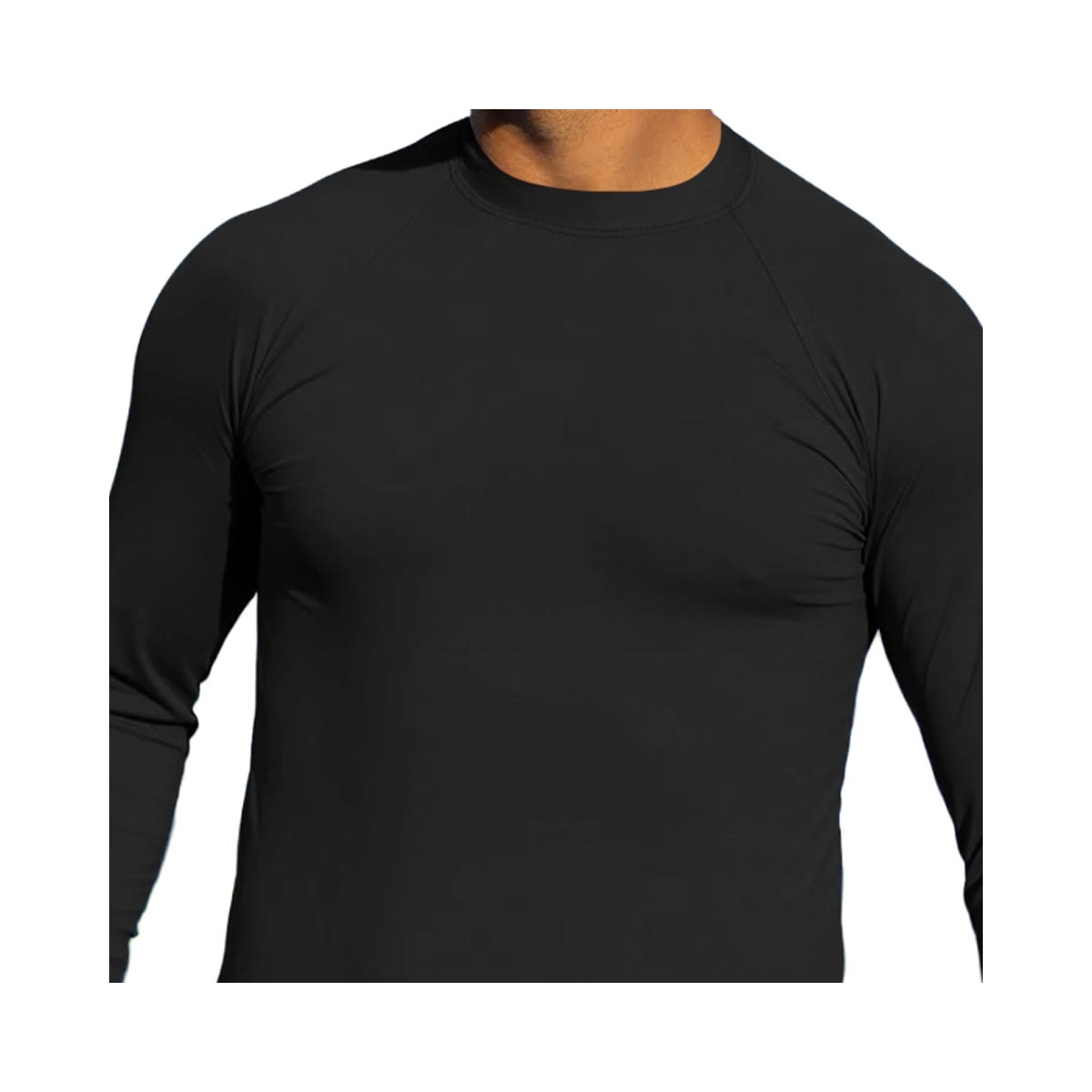 Camiseta Beira Amar Rio Manga Longa Uv50+ 600 Plus Preto