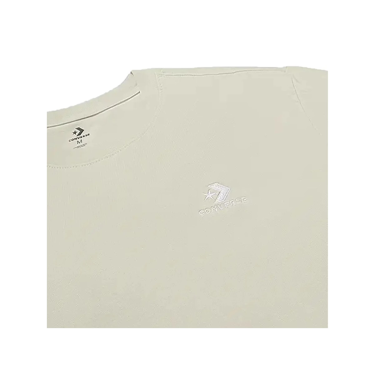 Camiseta Converse Embroidered Star Chevron Mm 2314 Bege