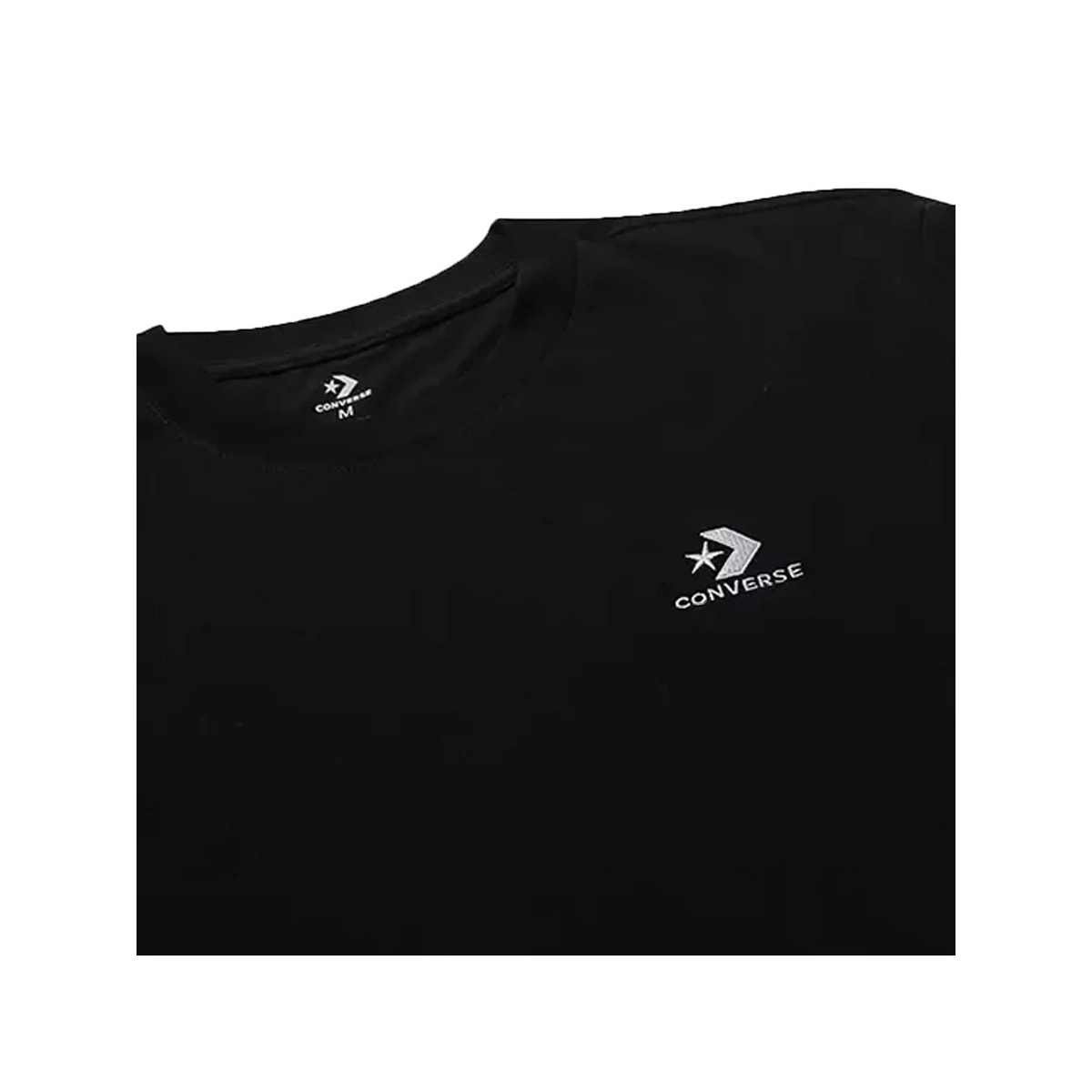 Camiseta Converse Embroidered Star Chevron Mm 2314 Jet Black