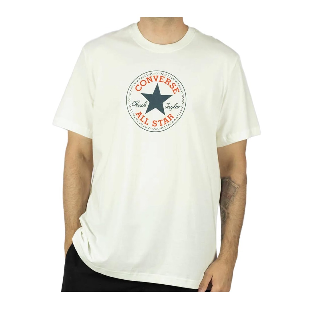 Camiseta Converse Meia Manga Ap01h2311 Off White Camiseta Converse Meia Manga Ap01h2311 Off White