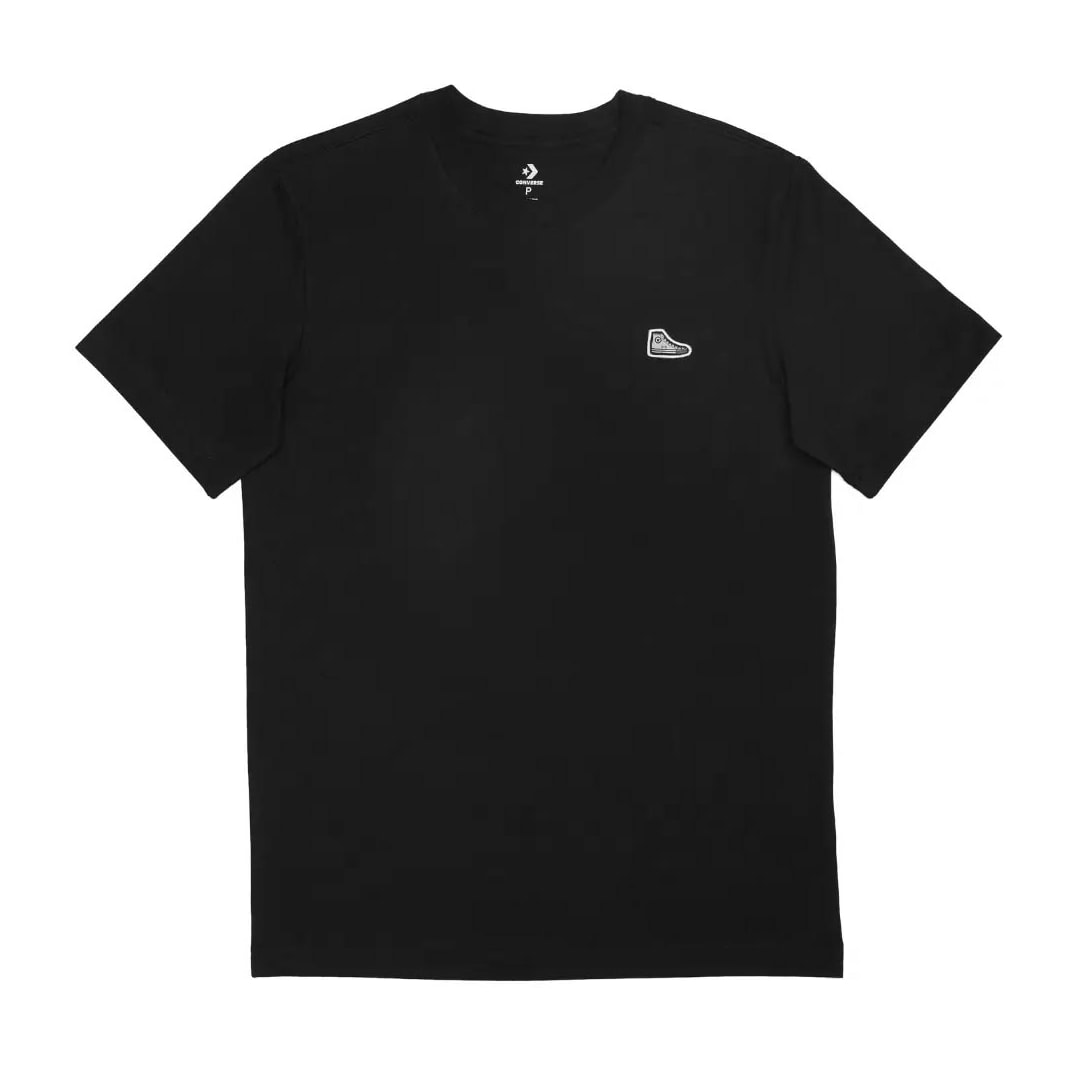 Camiseta Converse Meia Manga Ap01h2312 Jet Black