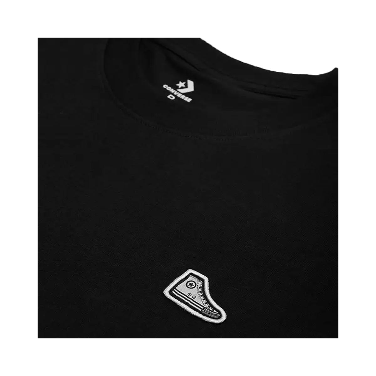 Camiseta Converse Meia Manga Ap01h2312 Jet Black