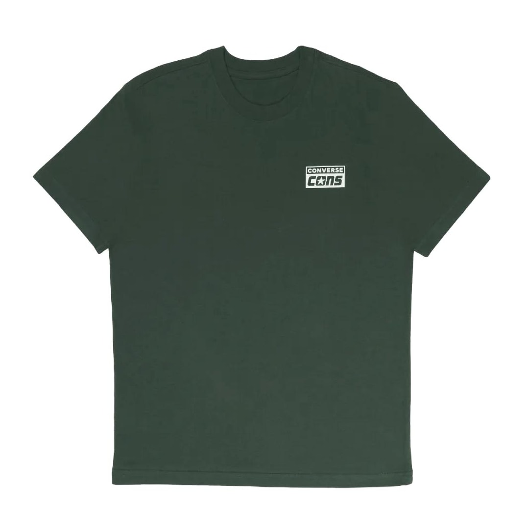 Camiseta Converse Meia Manga Ap01sp2434 Verde Forest