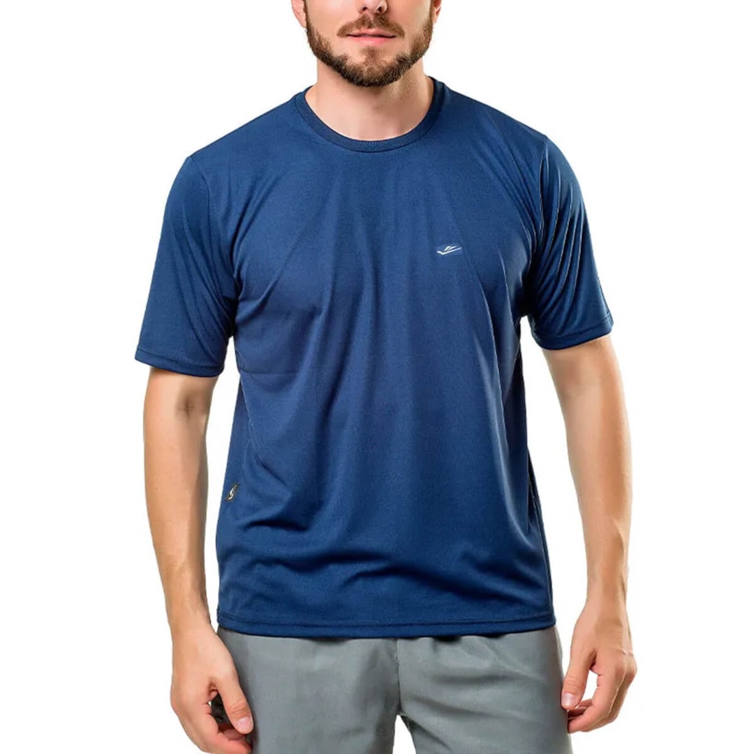 Camiseta Elite Dry 025392 Plus Marinho