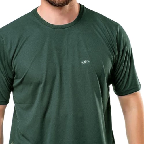 Detalhe - Camiseta Elite Dry 025392 Verde Militar