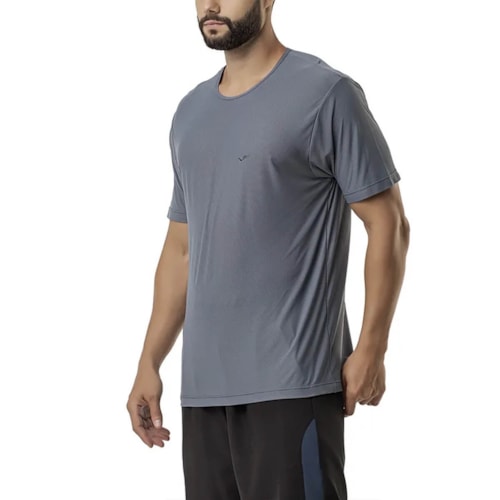 Detalhe - Camiseta Elite Dry 135476 Plus Grafite