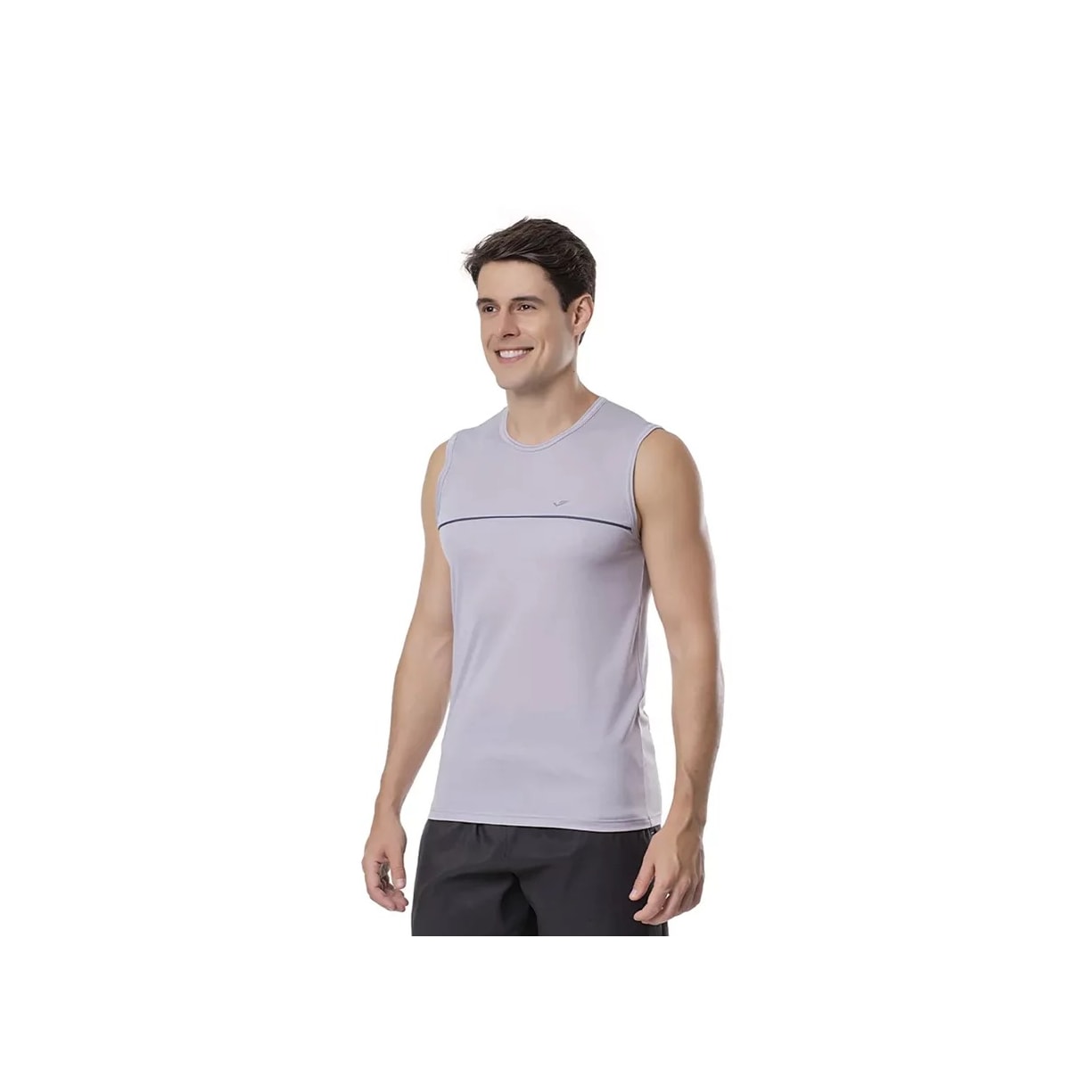 Camiseta Elite Plus Machao Masculina 135456 Gelo/Grafite Camiseta Elite Plus Machao Masculina 135456 Gelo/Grafite