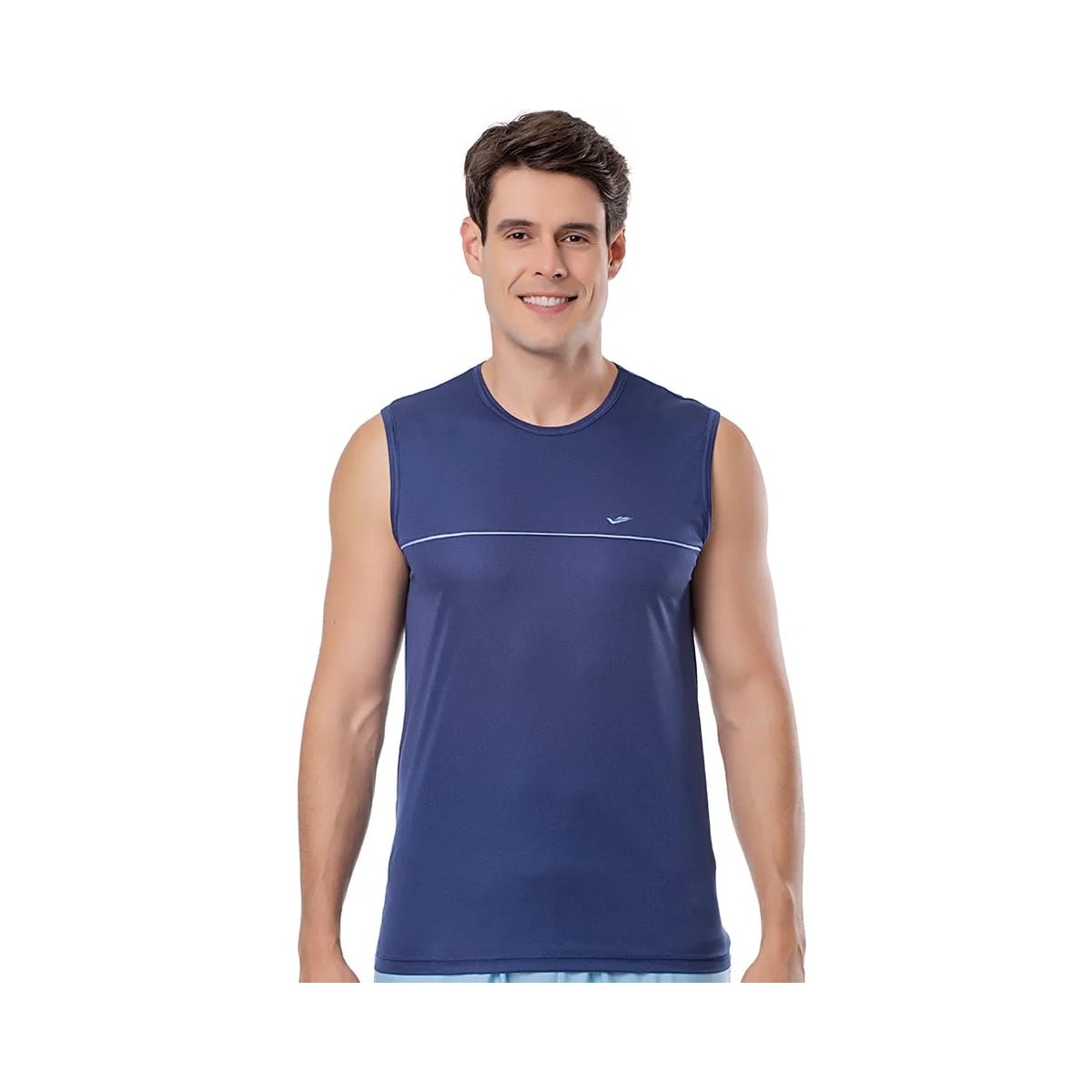 Camiseta Elite Plus Machao Masculina 135456 Marinho/Celeste Camiseta Elite Plus Machao Masculina 135456 Marinho/Celeste