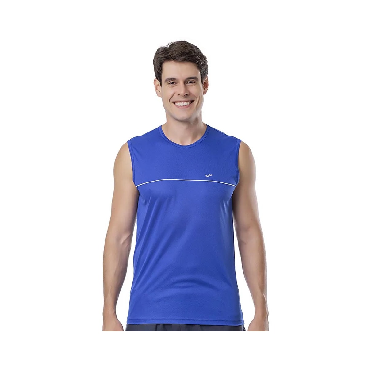 Camiseta Elite Plus Machao Masculina 135456 Royal/Branco Camiseta Elite Plus Machao Masculina 135456 Royal/Branco