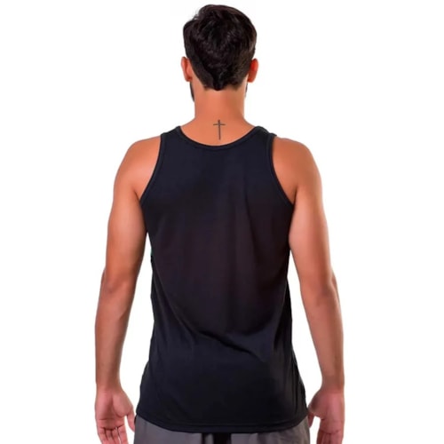 Camiseta Elite Regata Masculina 135272 Preto/Grafite