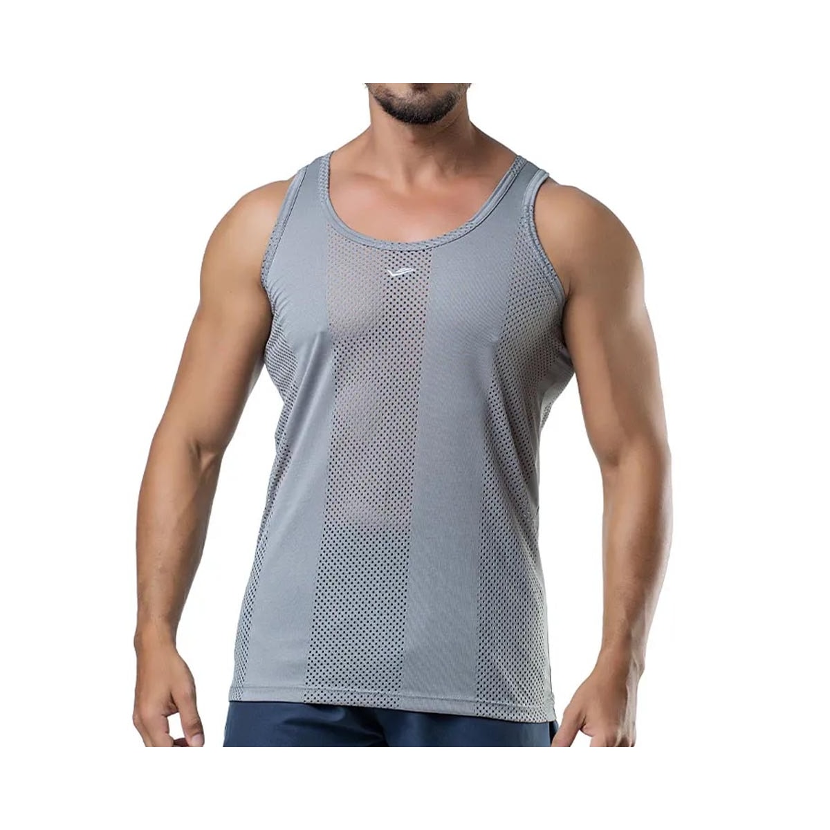 Camiseta Elite Regata Masculina Quality 25286 Cinza Aço Camiseta Elite Regata Masculina Quality 25286 Cinza Aço