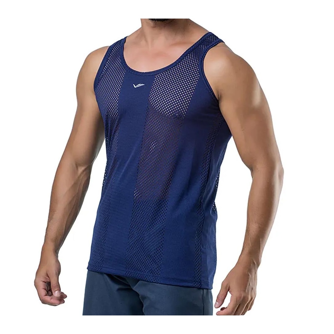 Camiseta Elite Regata Masculina Quality 25286 Marinho