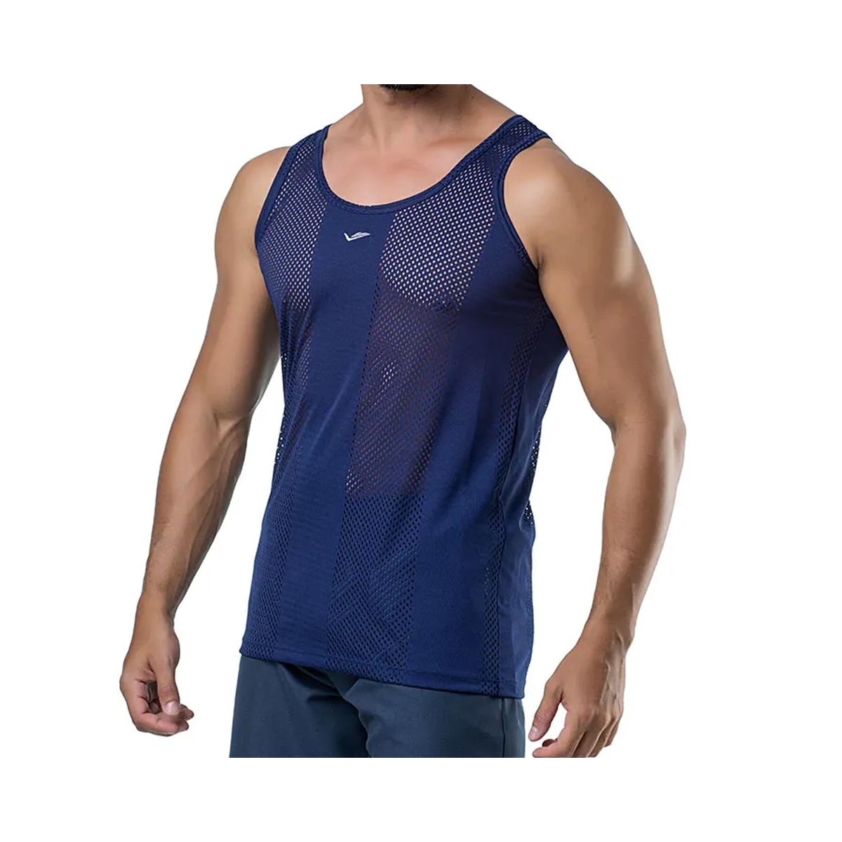 Camiseta Elite Regata Masculina Quality 25286 Marinho Camiseta Elite Regata Masculina Quality 25286 Marinho