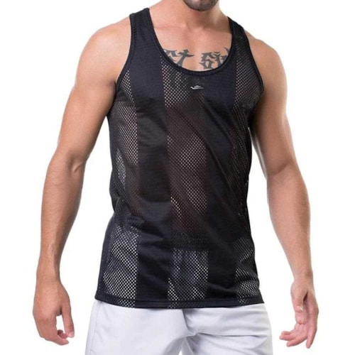 Camiseta Elite Regata Masculina Quality 25286 Preto