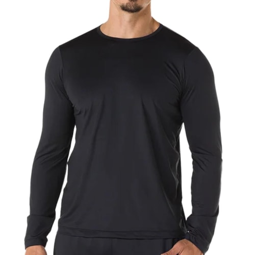 Camiseta Extreme Térmica Masculina Manga Longa 94592 Preto