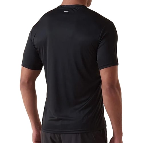 Detalhe - Camiseta Fila Dry F11r00232 Preto/Prata