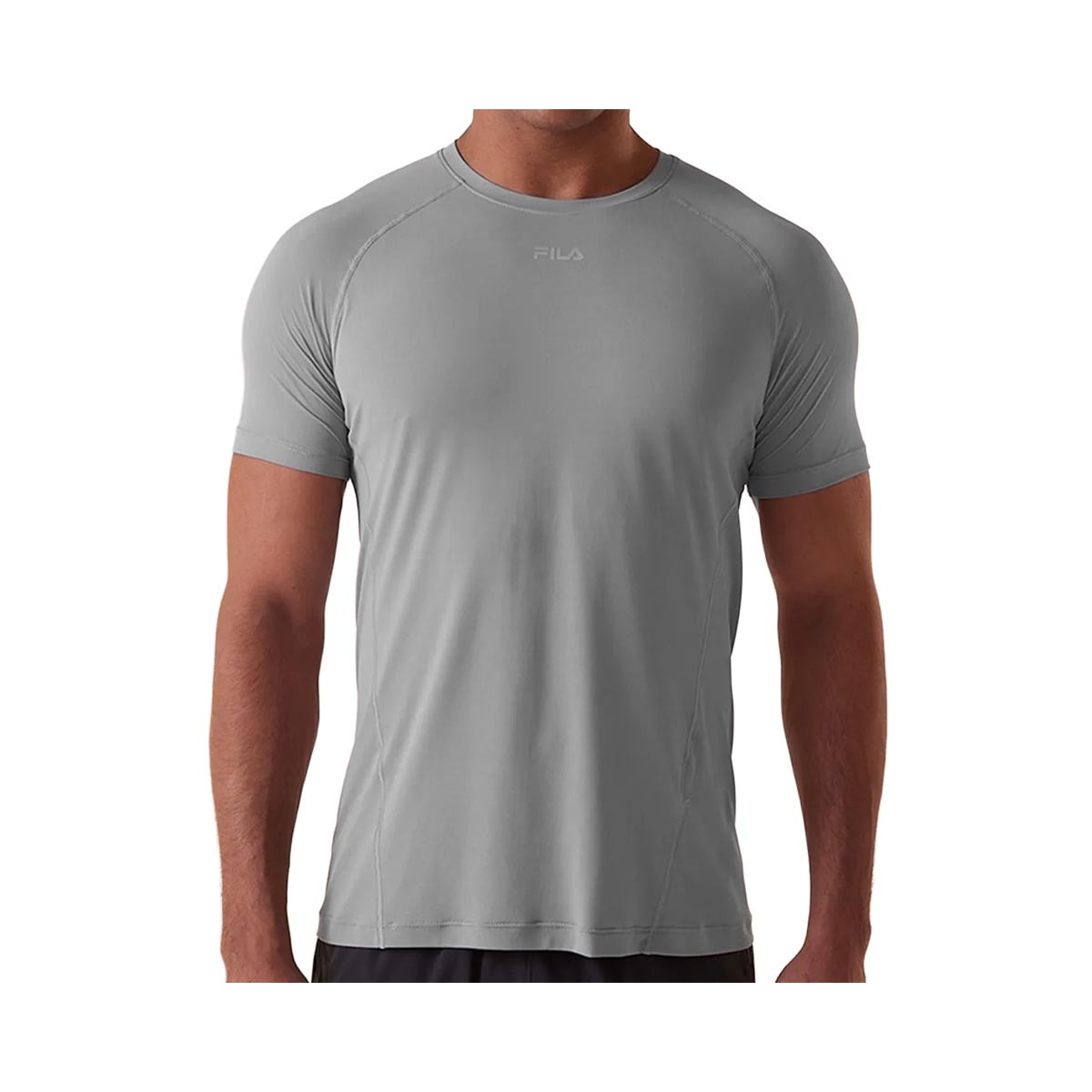 Camiseta Fila Dry F11r00241 Cinza Medio Camiseta Fila Dry F11r00241 Cinza Medio