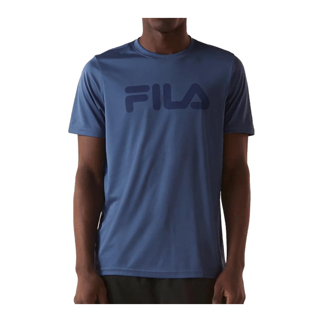 Camiseta Fila Dry Masculina F11at00721 Navy Denim Camiseta Fila Dry Masculina F11at00721 Navy Denim