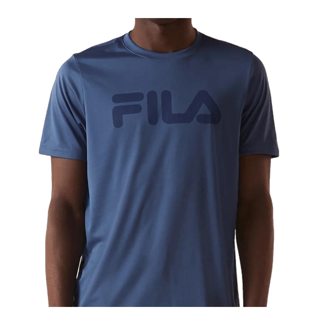 Camiseta Fila Dry Masculina F11at00721 Navy Denim Camiseta Fila Dry Masculina F11at00721 Navy Denim