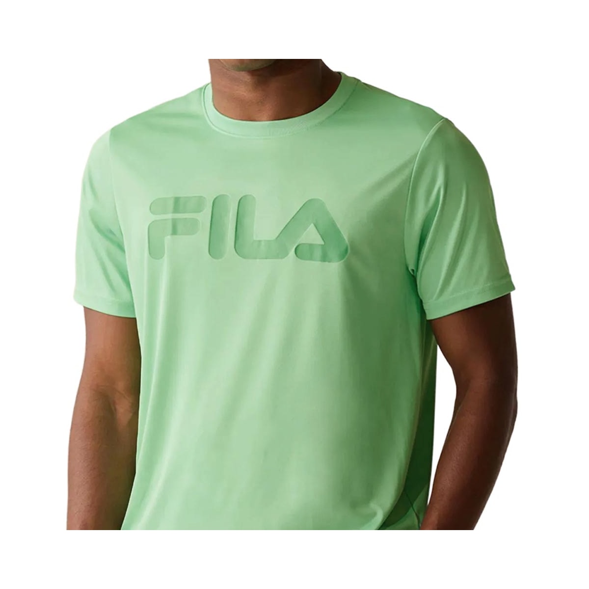 Camiseta Fila Dry Masculina F11at00721 Verde Salvia Claro Camiseta Fila Dry Masculina F11at00721 Verde Salvia Claro