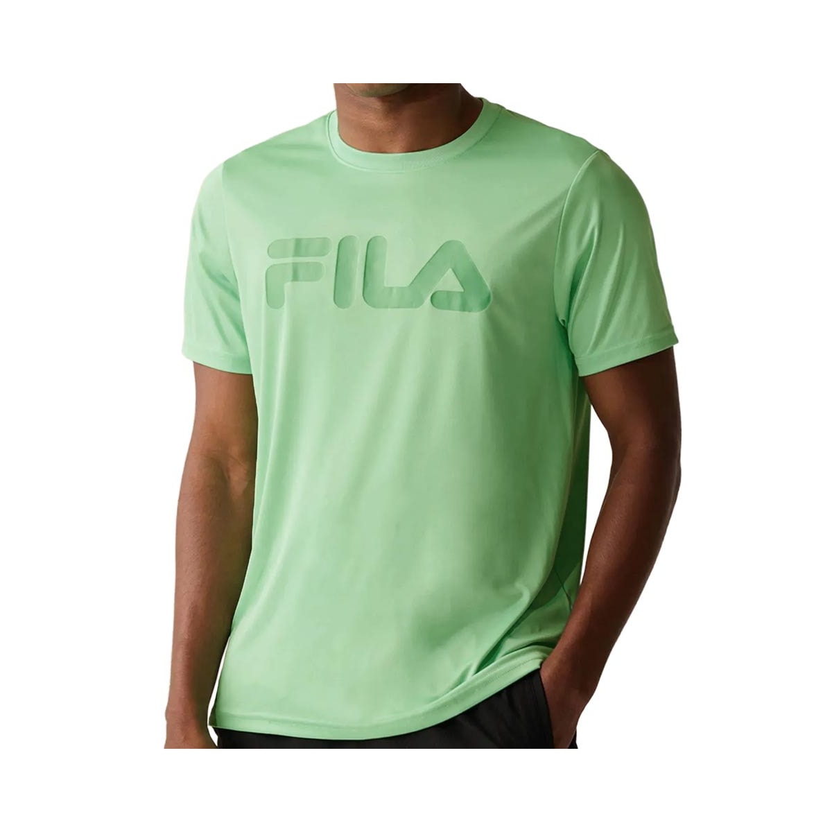 Camiseta Fila Dry Masculina F11at00721 Verde Salvia Claro Camiseta Fila Dry Masculina F11at00721 Verde Salvia Claro