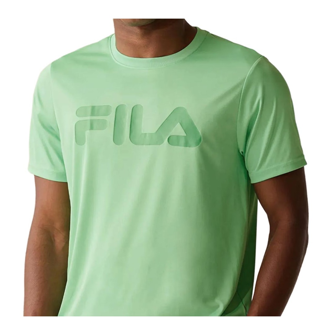 Camiseta Fila Dry Masculina F11at00721 Verde Salvia Claro Camiseta Fila Dry Masculina F11at00721 Verde Salvia Claro