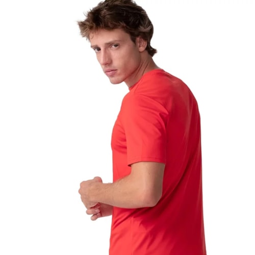 Camiseta Fila Masc.m/m Basic Sports Tr180712 Vermelho Chili