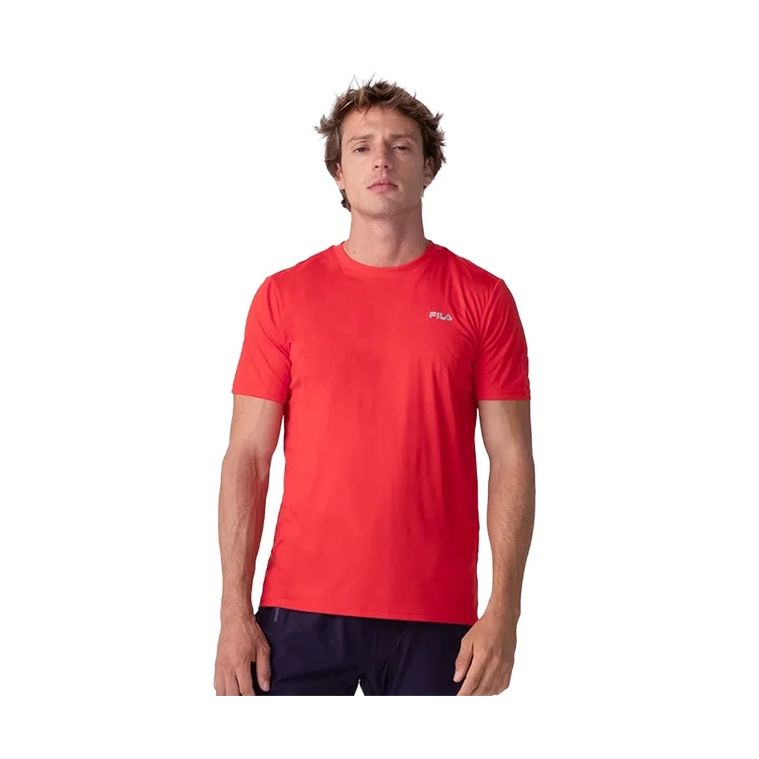 Camiseta Fila Masc.m/m Basic Sports Tr180712 Vermelho Chili