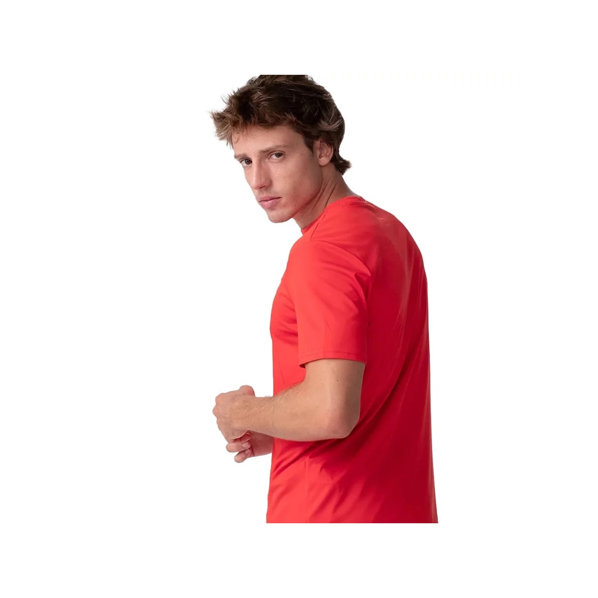 Camiseta Fila Masc.m/m Basic Sports Tr180712 Vermelho Chili