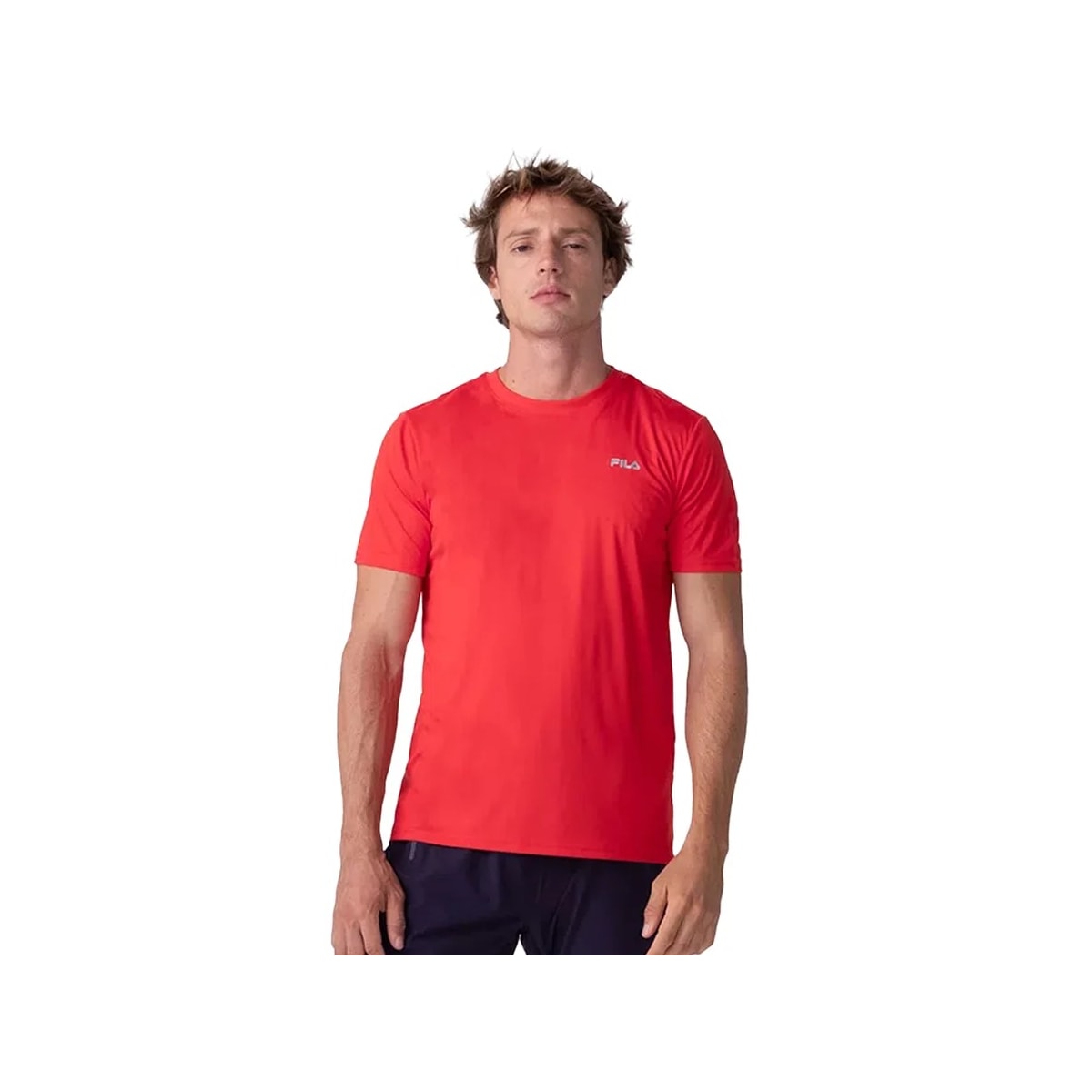 Camiseta Fila Masc.m/m Basic Sports Tr180712 Vermelho Chili Camiseta Fila Masc.m/m Basic Sports Tr180712 Vermelho Chili