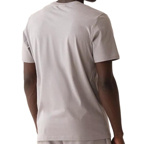 Detalhe - Camiseta Fila Masculina Classic F11l204 Caqui Claro