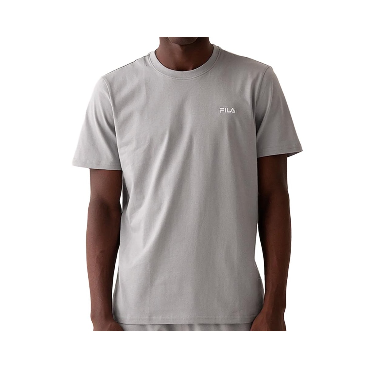 Camiseta Fila Masculina Classic F11l204 Cinza Medio