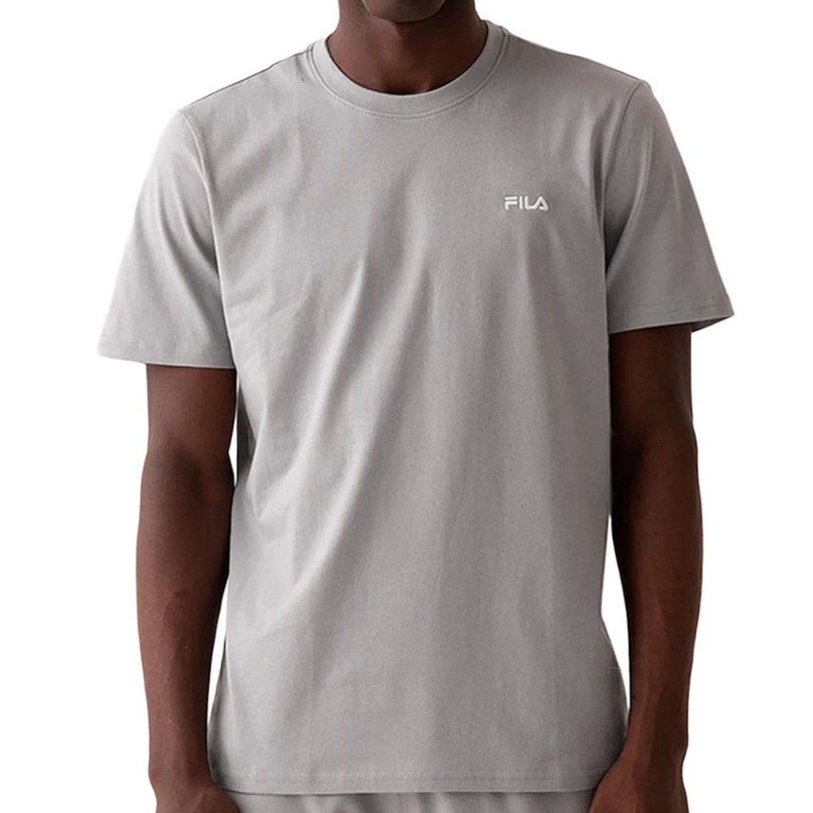 Camiseta Fila Masculina Classic F11l204 Cinza Medio Camiseta Fila Masculina Classic F11l204 Cinza Medio
