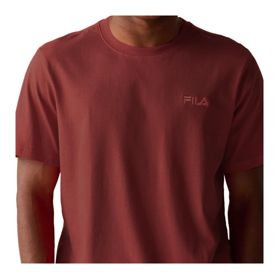 Camiseta Fila Masculina Classic F11l204 Vermelho Ocre