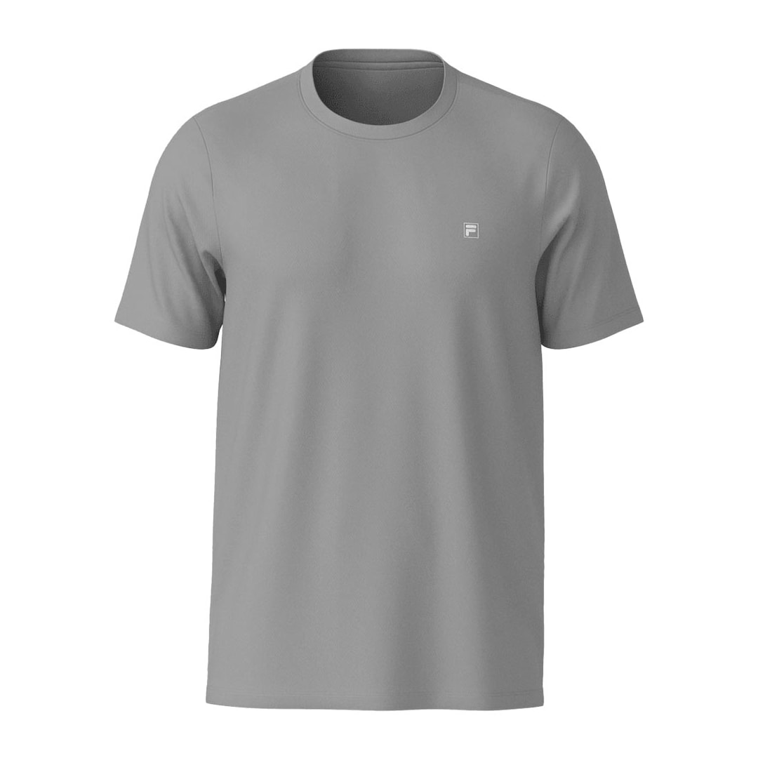 Camiseta Fila Masculina Dry Crepe Flow F11tr00229 Cinza