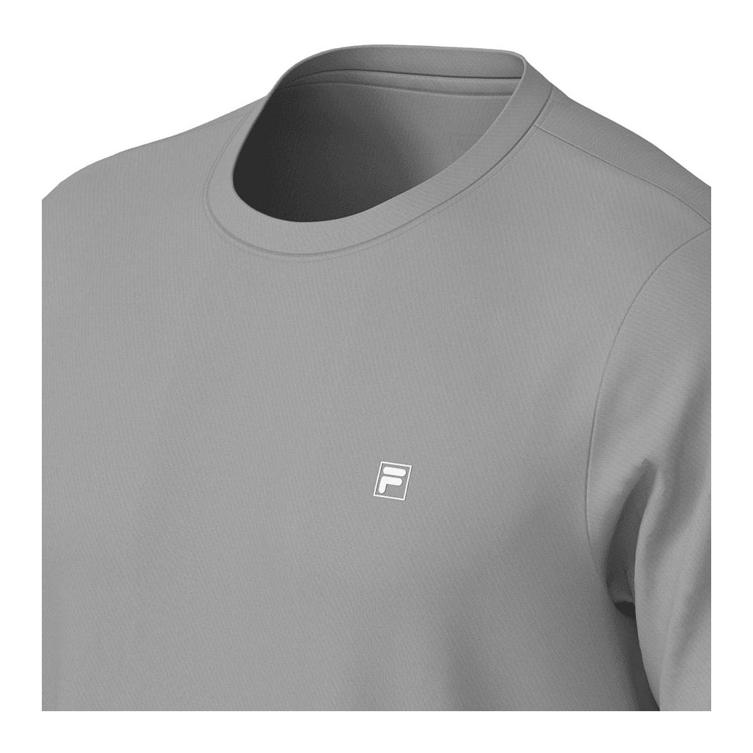 Camiseta Fila Masculina Dry Crepe Flow F11tr00229 Cinza Camiseta Fila Masculina Dry Crepe Flow F11tr00229 Cinza