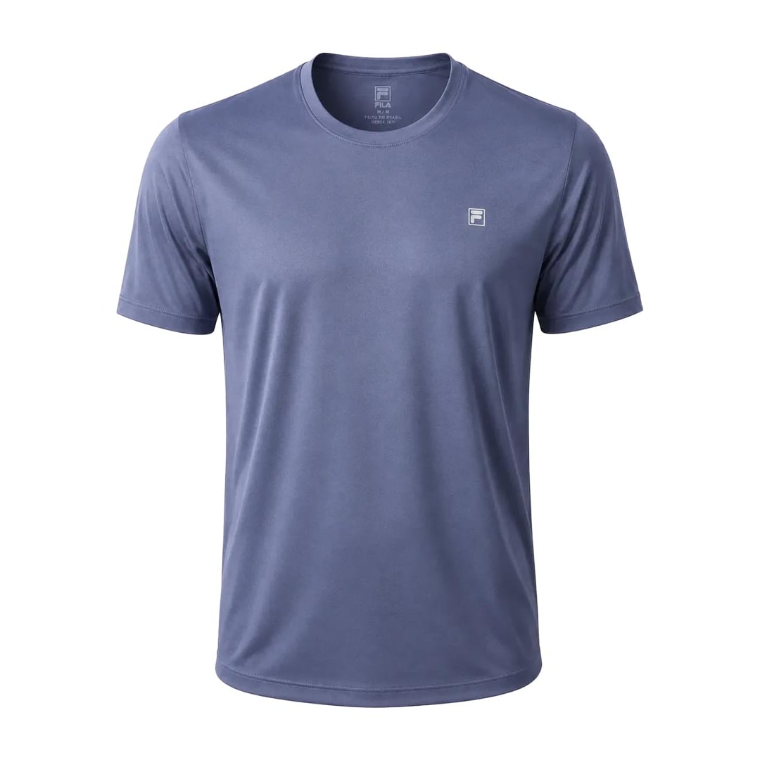 Camiseta Fila Masculina Dry Crepe Flow F11tr00229 Marinho Camiseta Fila Masculina Dry Crepe Flow F11tr00229 Marinho