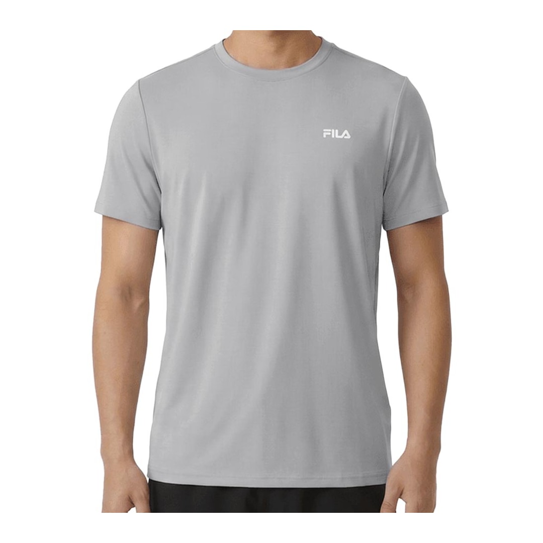 Camiseta Fila Masculina Dry Sports Light F11tr00004 Cinza Camiseta Fila Masculina Dry Sports Light F11tr00004 Cinza