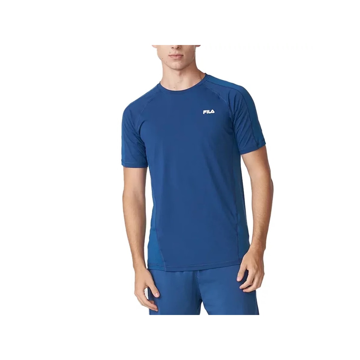 Camiseta Fila Masculina M/M Light Speed F11r012 Azul Denim Camiseta Fila Masculina M/M Light Speed F11r012 Azul Denim