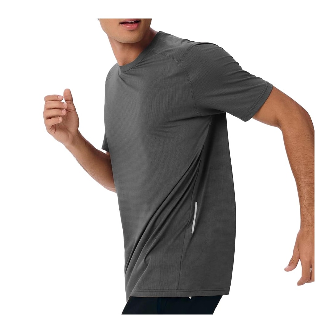 Camiseta Hering Dry Masculina Scot Cinza Grafite