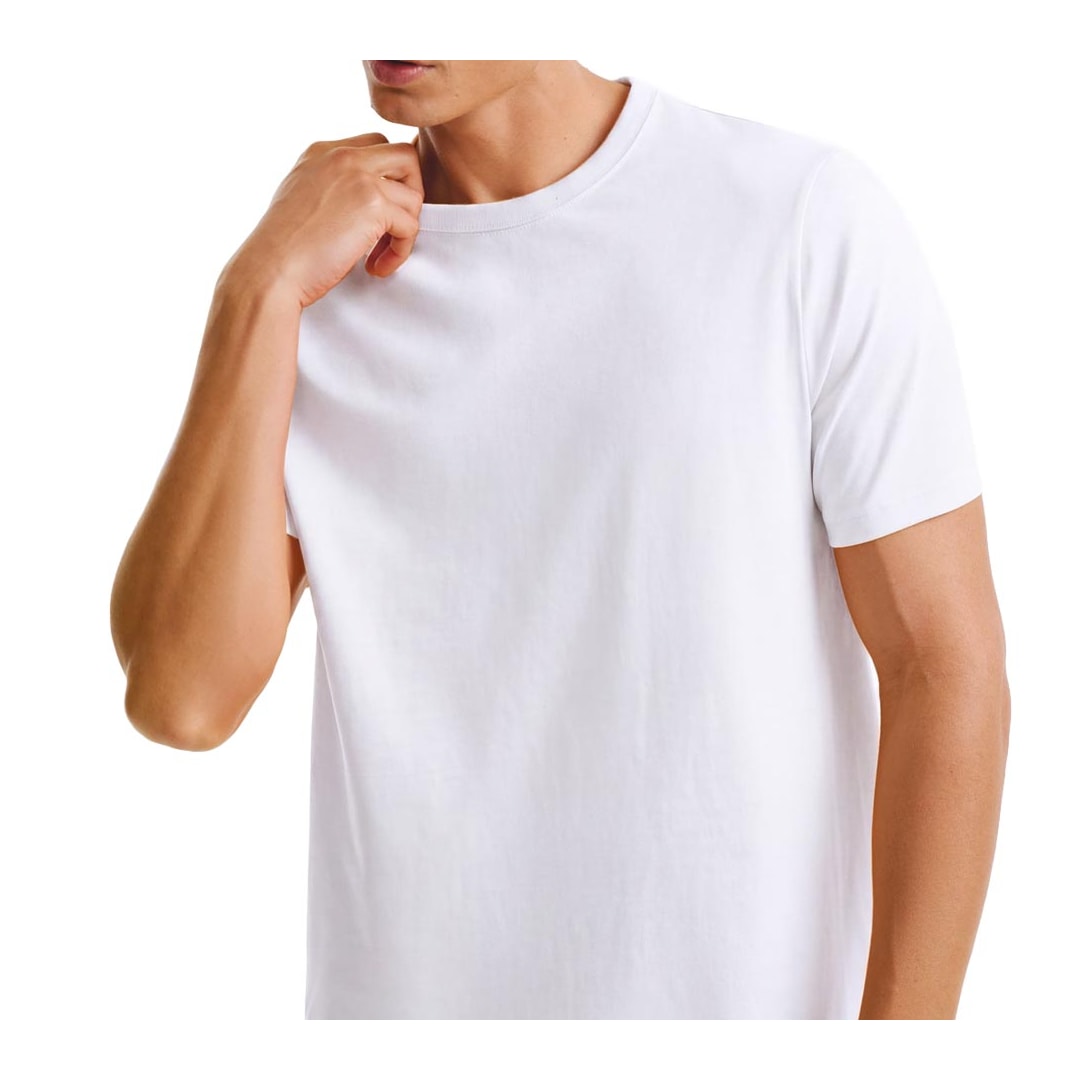 Camiseta Hering Masculina Básica Brasil 49Fp Branco Camiseta Hering Masculina Básica Brasil 49Fp Branco