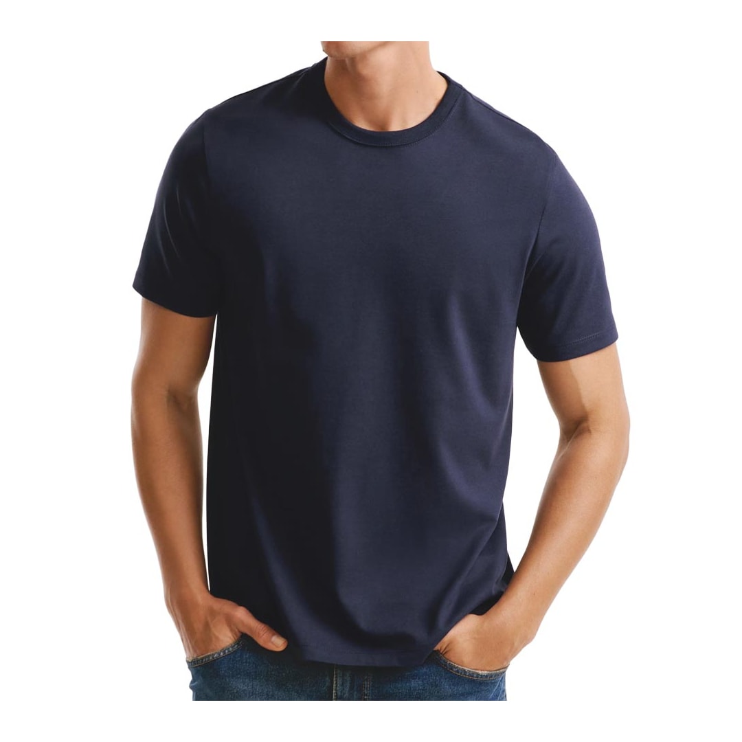 Camiseta Hering Masculina Básica Brasil 49FP Marinho